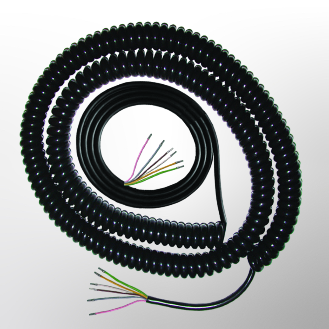Spiralkabel 6-Adrig
